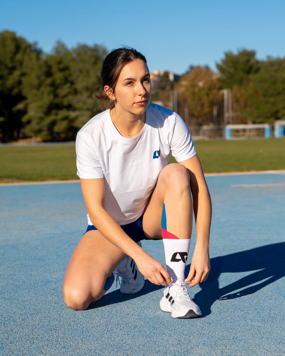 LAF white technical socks