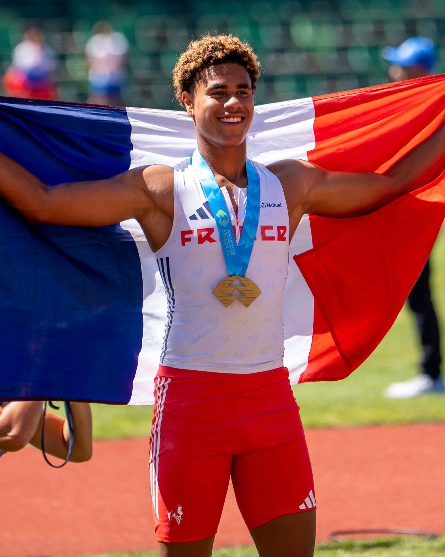 Athlète français médaillé aux Championnats du monde U20 à Eugene