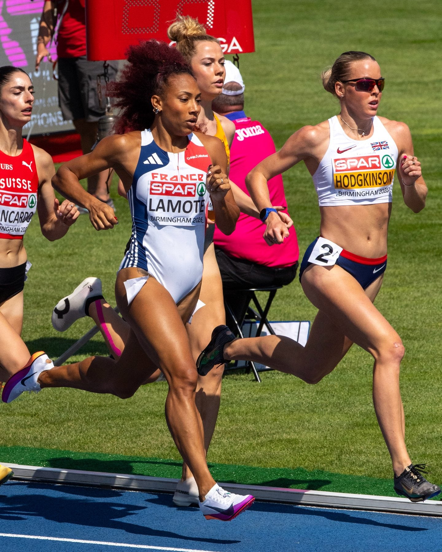 Course aux Championnats d’Europe de Birmingham